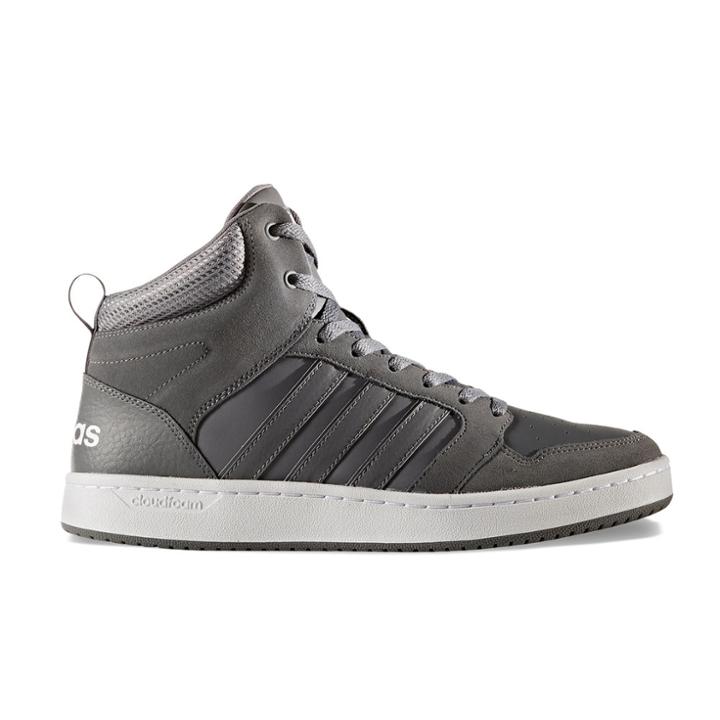 Adidas Cloudfoam Super Hoops Mid Men's Basketball Shoes, Size: 11, Dark Grey