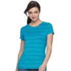 Women's Apt. 9&reg; Essential Crewneck Tee, Size: Large, Med Blue