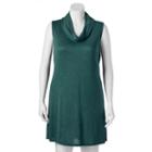Juniors' Plus Size Almost Famous Cowlneck Hatchi Swing Dress, Girl's, Size: 2xl, Grey Other