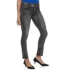 Petite Apt. 9&reg; Modern Fit Comfort Waistband Straight-leg Jeans, Women's, Size: 2p-short, Grey