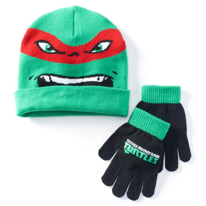 Boys Teenage Mutant Ninja Turtles Hat & Gloves Set, Other Clrs