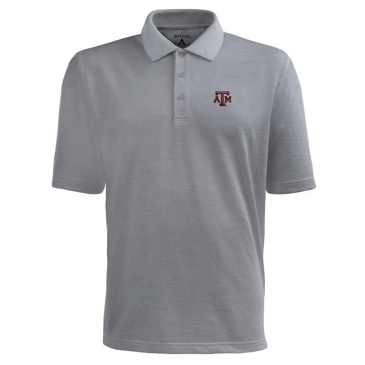 Men's Texas A & M Aggies Pique Xtra Lite Polo, Size: Small, Grey