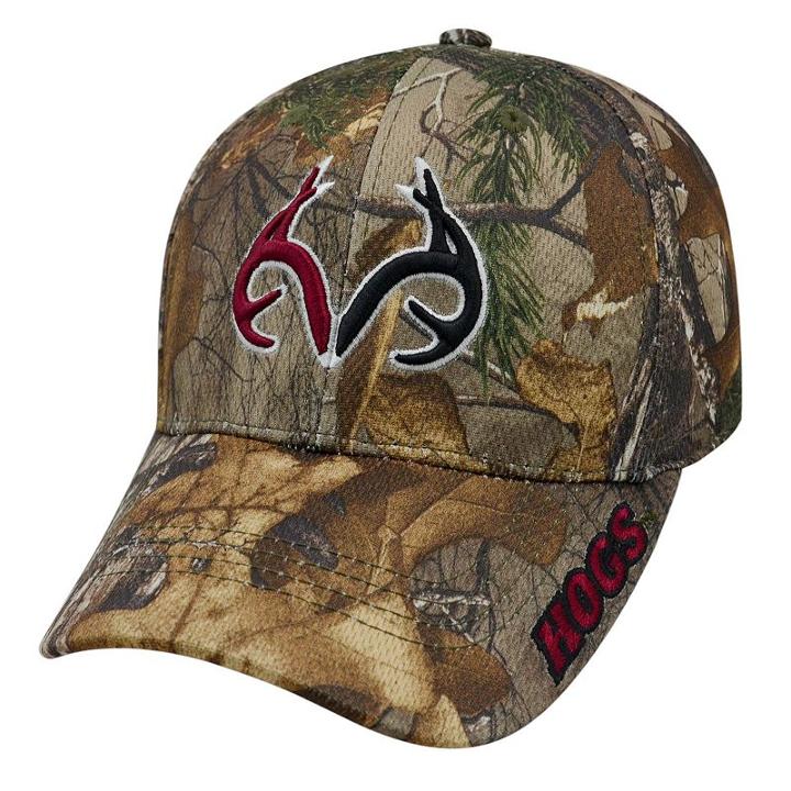 Adult Top Of The World Arkansas Razorbacks Realtree One-fit Cap, Men's, Green Oth