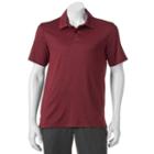 Men's Coolkeep Heathered Mesh Performance Polo, Size: Medium, Brt Red