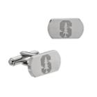 Fiora Stainless Steel Stanford Cardinal Cuff Links, Men's, Grey