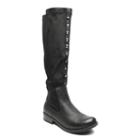 Kisses By 2 Lips Too Too Landon Women's Studded Over-the-knee Boots, Girl's, Size: Medium (11), Black