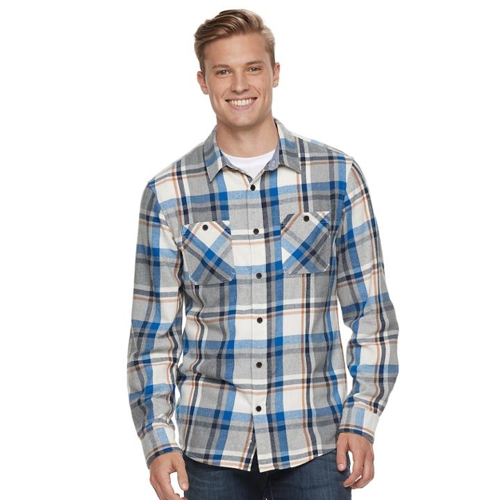 Men's Urban Pipeline&reg; Button-down Shirt, Size: Large, Lt Green