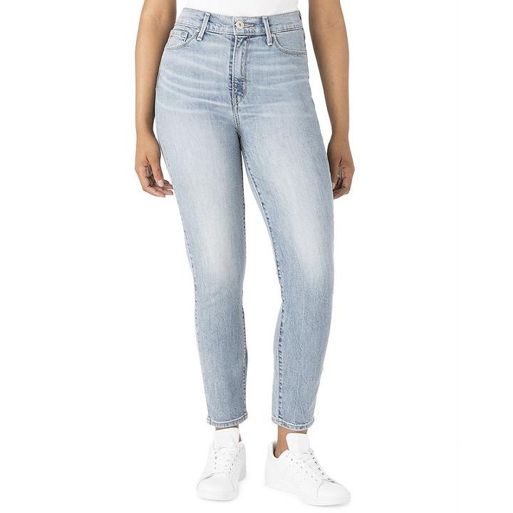 Juniors' Denizen From Levi's High-waisted Mom Jeans, Teens, Size: 9, Blue