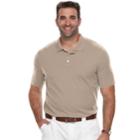 Big & Tall Croft & Barrow&reg; Classic-fit Easy-care Interlock Polo, Men's, Size: 4xl Tall, Med Beige