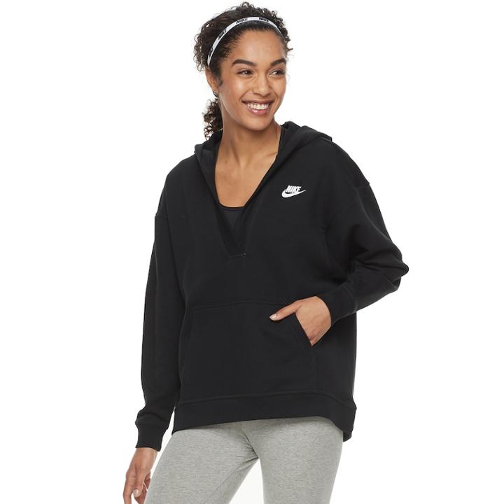 Women's Nike Sportswear Relaxed Hoodie, Size: Medium, Grey (charcoal)