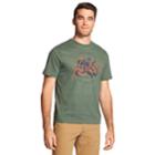 Men's Izod Graphic Tee, Size: Medium, Green