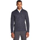 Men's Van Heusen Slim-fit Fleece Quarter-zip Sweater, Size: Large, Blue