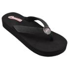 Women's Mississippi State Bulldogs Venice Beach Flip-flops, Size: 6, Black