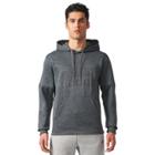 Men's Adidas Fleece Pullover Hoodie, Size: Large, Grey Other