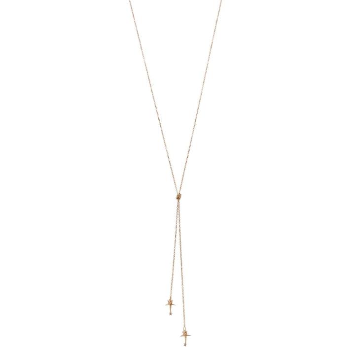 Lc Lauren Conrad Knotted Star Y Necklace, Women's, Gold