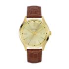 Caravelle New York By Bulova Men's Leather Watch - 44b109, Brown