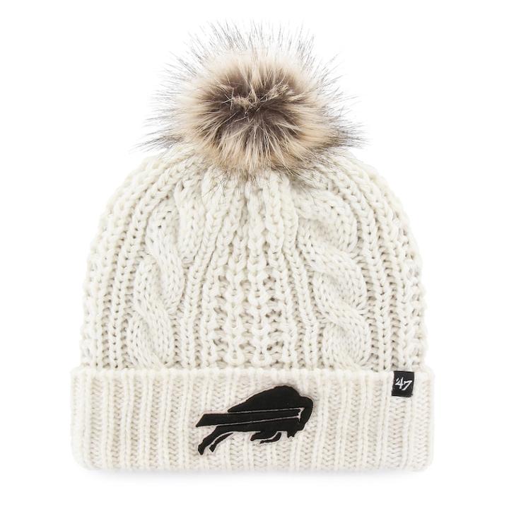 Women's '47 Brand Buffalo Bills Meeko Cuffed Knit Hat, White