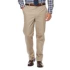 Men's Croft & Barrow&reg; Classic-fit Stretch Flannel-lined Chino Pants, Size: 36x32, Dark Beige
