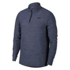 Men's Nike Breathe Quarter-zip Top, Size: Xxl, Grey (charcoal)