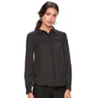 Women's Elle&trade; Chiffon Blouse, Size: Medium, Oxford