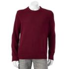 Big & Tall Croft & Barrow&reg; Classic-fit 5gg Crewneck Sweater, Men's, Size: 4xb, Dark Red