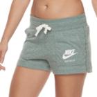 Women's Nike Gym Vintage Drawstring Shorts, Size: Large, Green