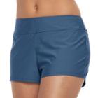 Women's N Good Karma Swim Shorts, Size: Large, Blue (navy)
