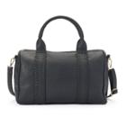 Yoki Pebbled Crossbody Mini Duffel Bag, Women's, Black