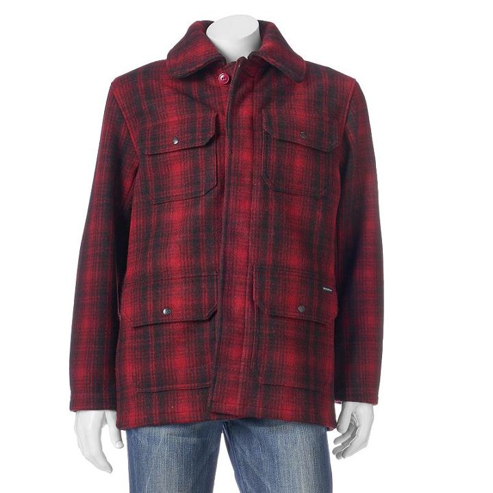 Men's Woolrich Classic Wool-blend Hunting Jacket, Size: Medium, Multicolor