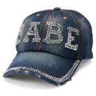 Women's Mudd&reg; Babe Bling Baseball Cap, Dark Blue
