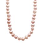 Pearlustre By Imperial Dyed Freshwater Cultured Pearl Sterling Silver Necklace, Women's, Size: 16, Pink