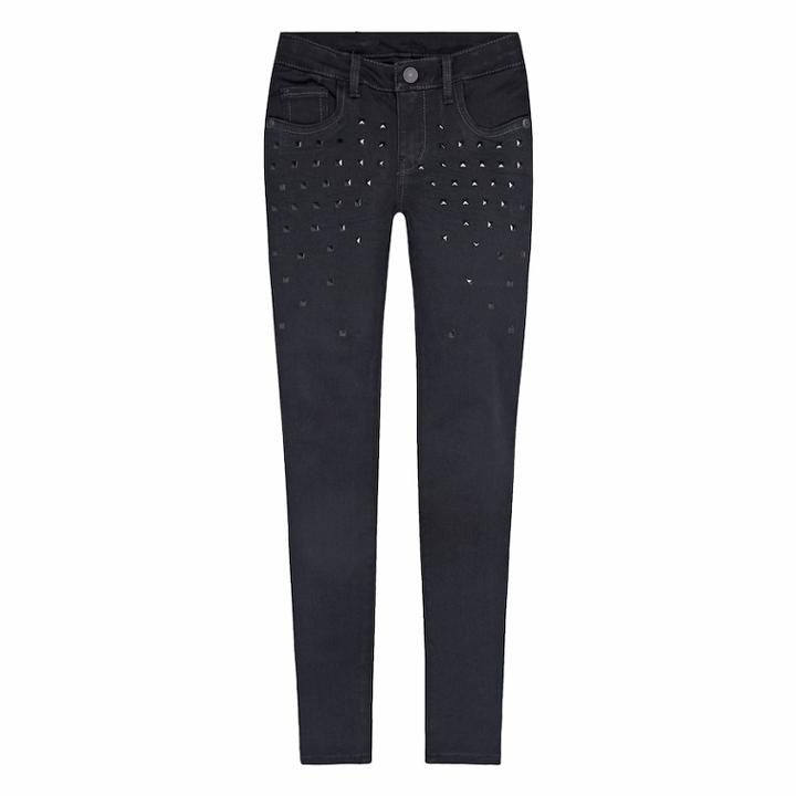 Girls 7-16 Levi's 710 Super Skinny Fit Embellished Jeans, Size: 7, Dark Blue