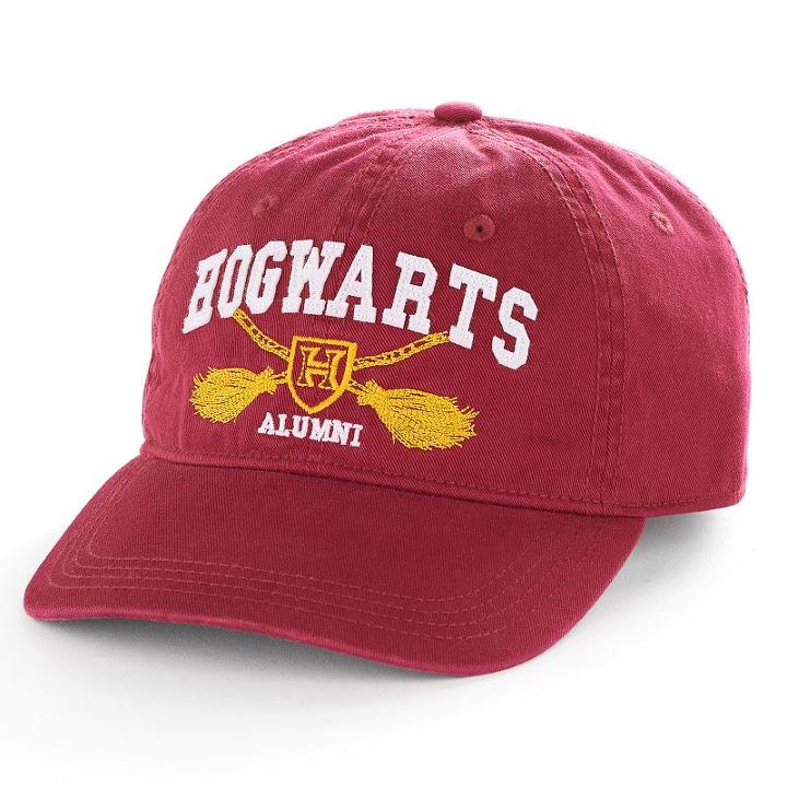 Women's Harry Potter Hogwarts Alumni Baseball Cap, Dark Red
