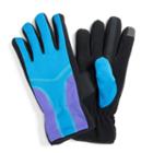 Women's Muk Luks Stretch Tech Gloves, Size: L-xl, Blue