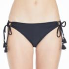 Mix And Match Tassel Hipster Bikini Bottoms, Teens, Size: Xs, Black