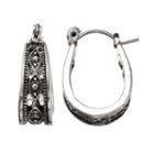 Apt. 9&reg; U-hoop Earrings, Women's, Silver