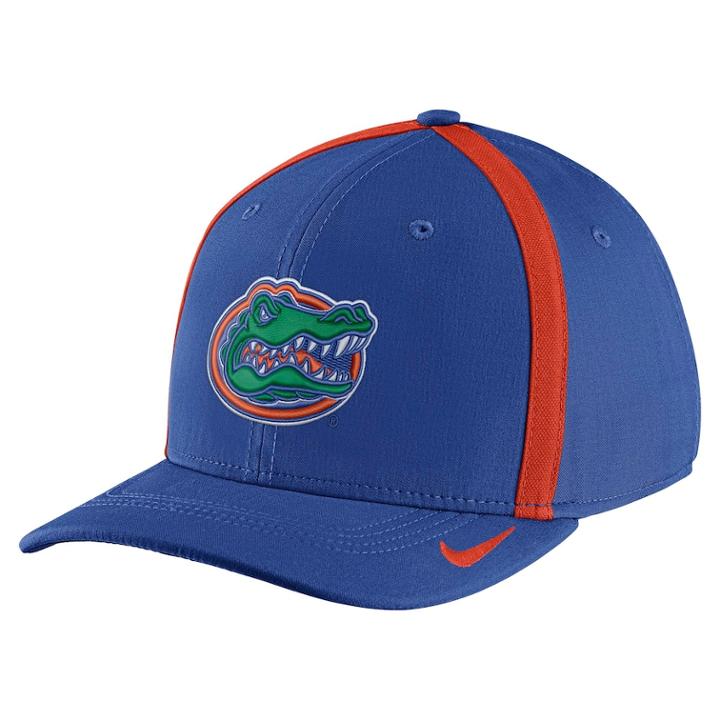 Adult Nike Florida Gators Aerobill Sideline Cap, Men's, Blue