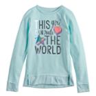 Girls 7-16 So&reg; Flip Sequin Sweatshirt, Size: 10, Med Green