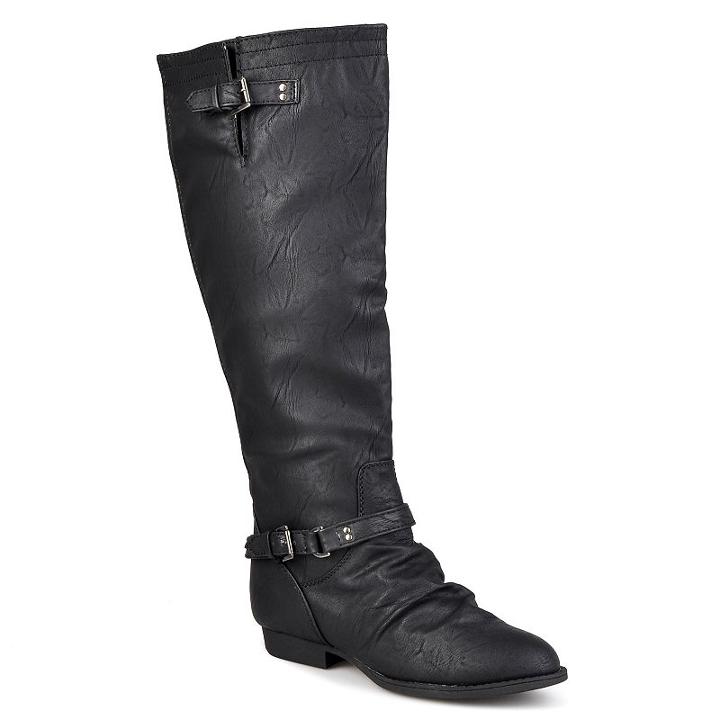 Journee Collection Stella Women's Tall Boots, Girl's, Size: 7 Wc, Black
