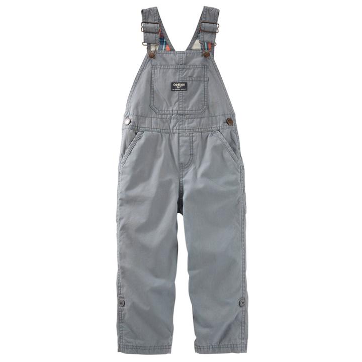 Baby Boy Oshkosh B'gosh&reg; Convertible Overalls, Size: 24 Months, Grey