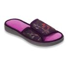 Dearfoams Women's Active Mesh Slide Slippers, Size: Large, Purple Oth