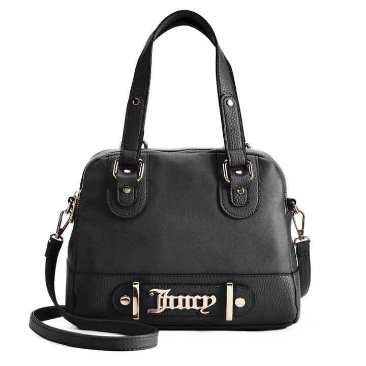 Juicy Couture Loudspeaker Satchel, Women's, Black