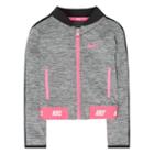 Girls 4-6x Nike Sport Essentials Heathered Zip-up Jacket, Girl's, Size: 5, Grey Other