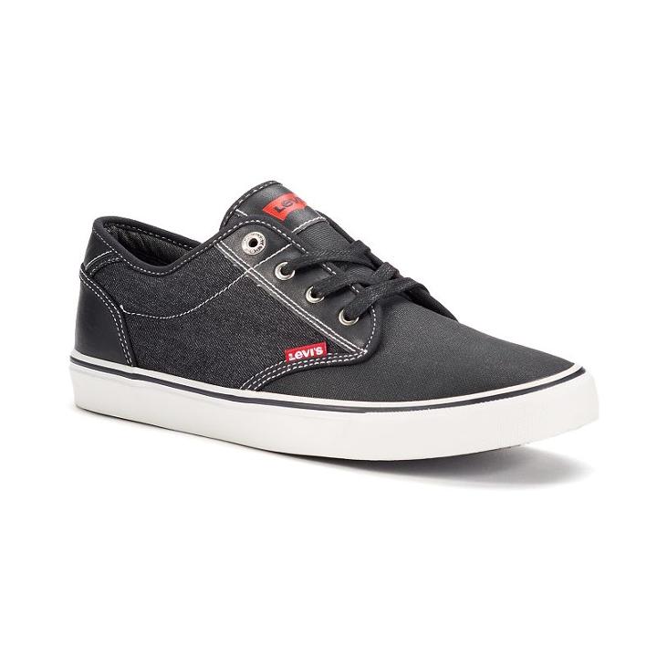 Levi's&reg; Venice Denim Men's Skate Shoes, Size: 11, Black