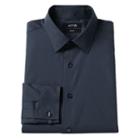 Men's Apt. 9&reg; Slim-fit Stretch Spread-collar Dress Shirt, Size: 15-34/35, Blue