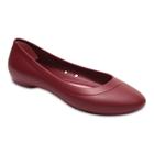 Crocs Lina Women's Ballet Flats, Size: 8, Med Red