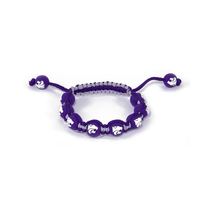 Kansas State Wildcats Bead Bracelet, Girl's, Multicolor