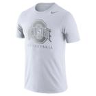 Men's Nike Ohio State Buckeyes Basketball Tee, Size: Large, White