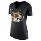 Women's Nike Missouri Tigers Striped Bar Tee, Size: Small, Black