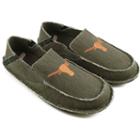 Men's Texas Longhorns Cazulle Canvas Loafers, Size: 11, Grey